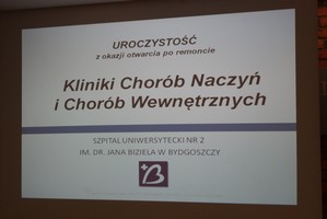 Otwarcie Kliniki Chorób Naczyń i Chorób Wewnętrznych po remoncie